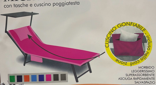 Telo mare lettino microfibra
