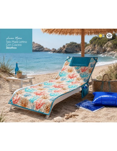 Telo teddy coralli mare - telo,